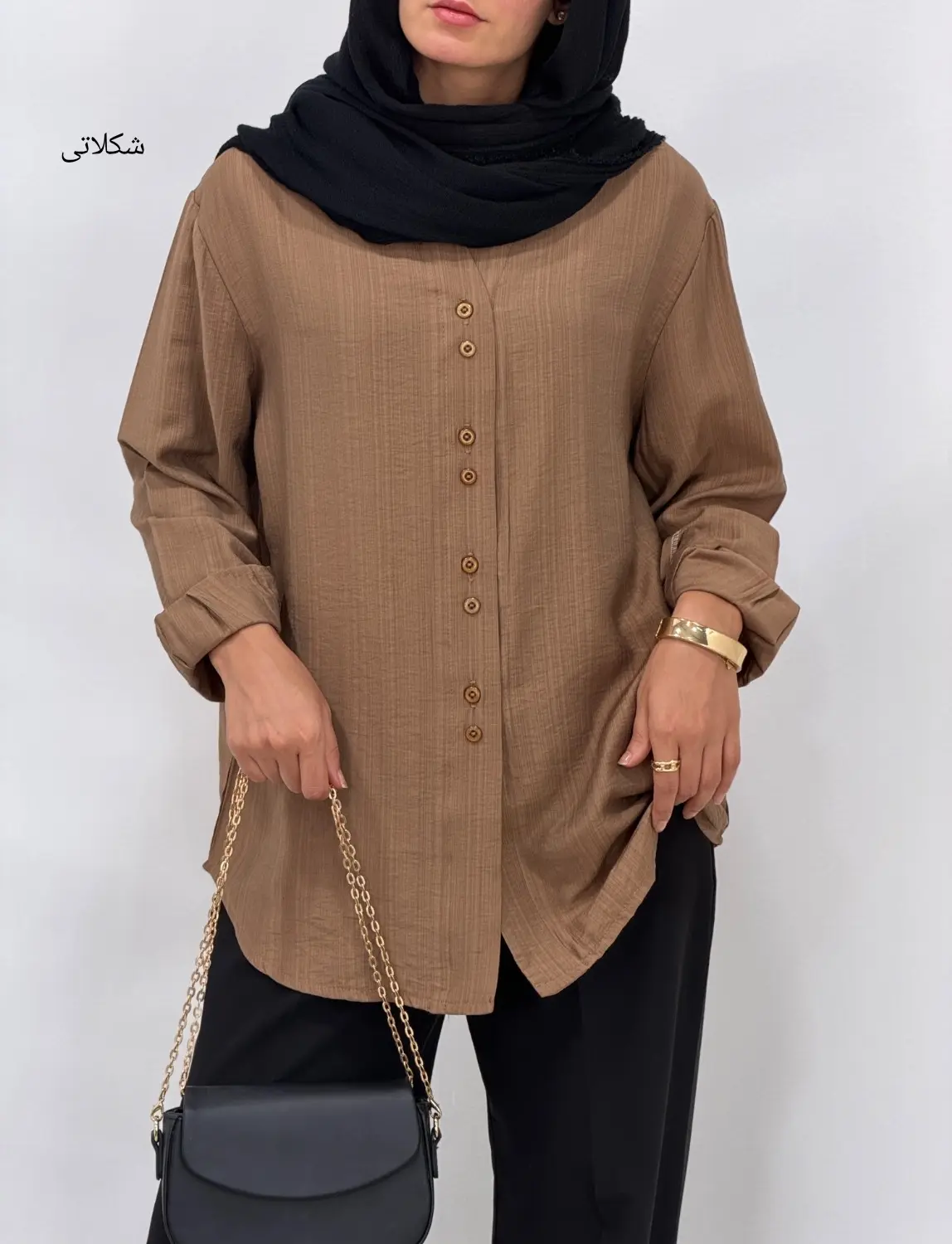تونیک مانتویی شکوفا